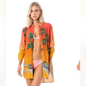 Maaji Swim Cover Up Long Shirt